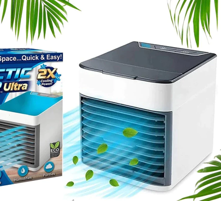 Portable Air Conditioner A/C Fan, Mini Evaporative Air Cooler with 7 Colors LED Night Light, ( Limited Time Offer )