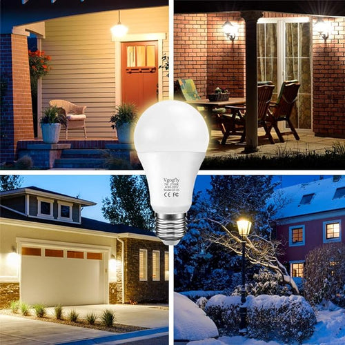 Motion Sensor Bulb , 7W. Motion Activated Dusk to Dawn Light Bulb Outdoor/Indoor for Front Door Porch Garage Basement Hallway Closet.