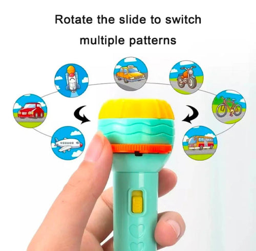 Best Projector Flashlight for Kids - Early Childhood Educational Toy Birthday Gift Projector Torch for kids Multicolor